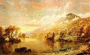 Jasper Cropsey Lake George oil on canvas